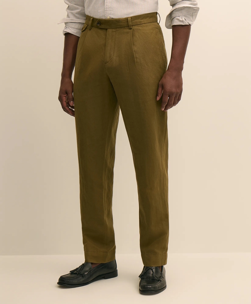The Pleated Linen-Cotton Pants, image 2