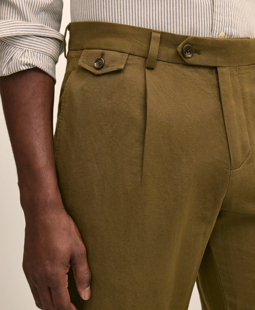 The Pleated Linen-Cotton Pants, image 4