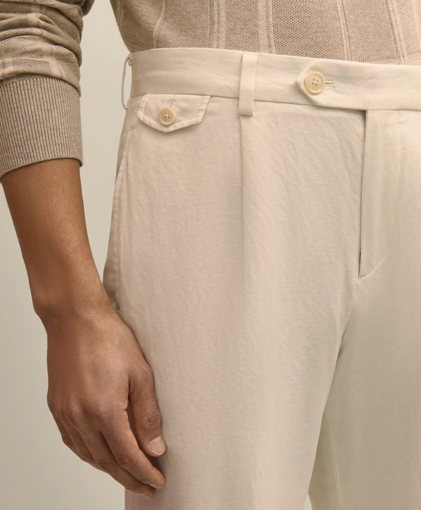The Pleated Linen-Cotton Pants, image 4