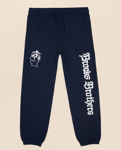 Brooks Brothers x Brain Dead Cotton Heavyweight Emblem Sweatpants, image 1