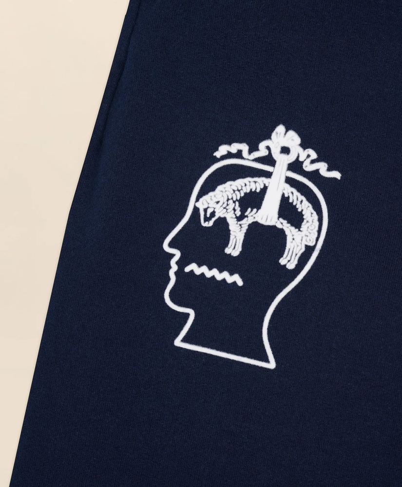 Brooks Brothers x Brain Dead Cotton Heavyweight Emblem Sweatpants, image 2