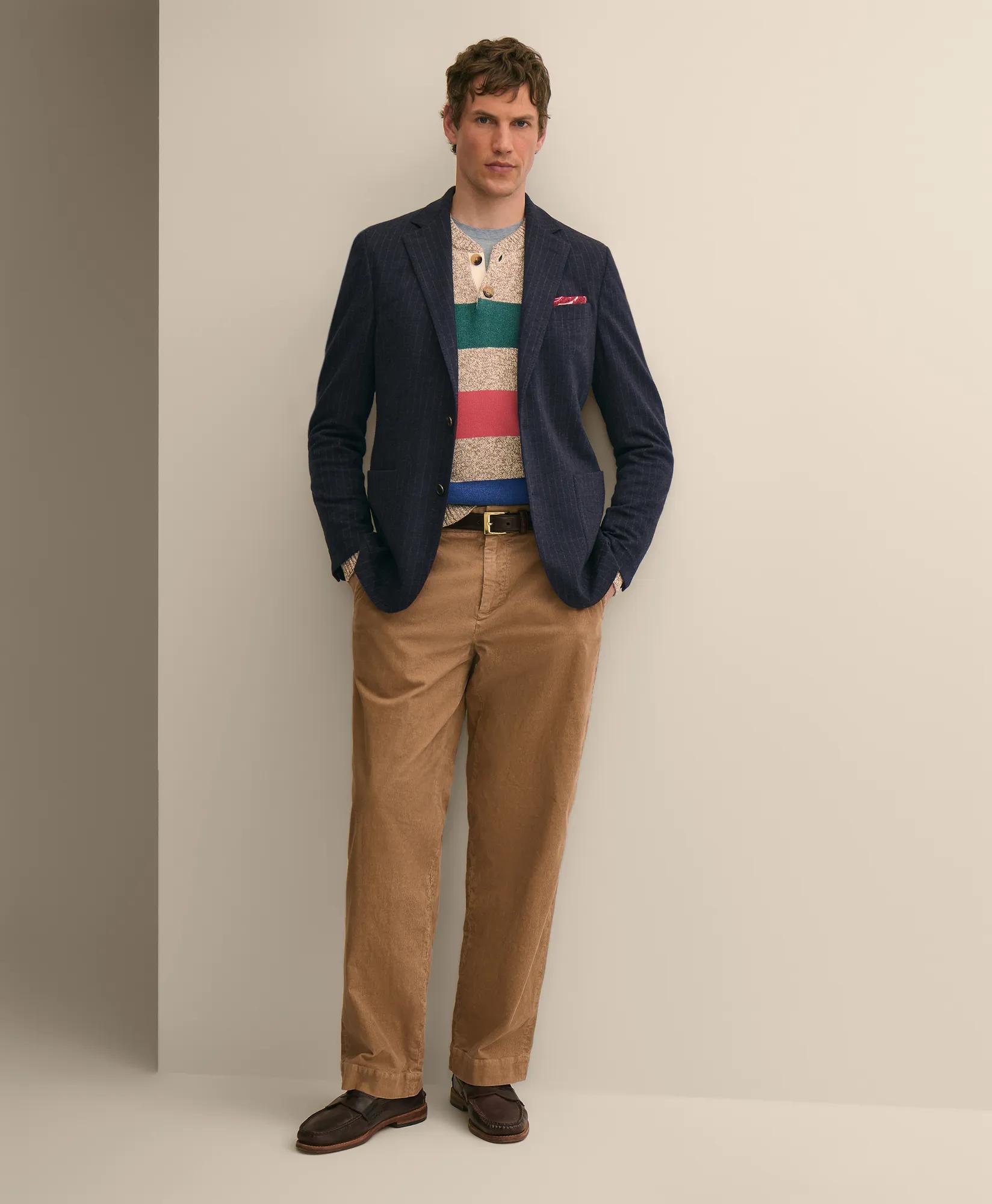 Cotton Corduroy Traditional Fit Chinos, image 1