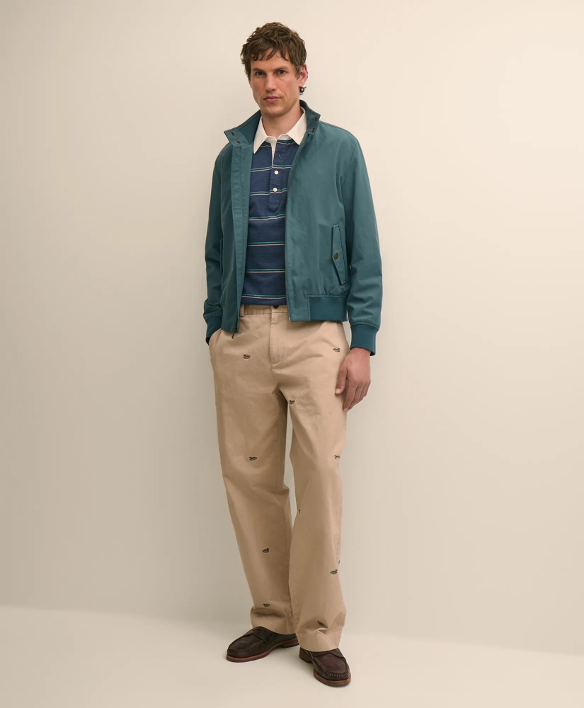 Cotton Mallard Motif Heritage Chinos, image 1