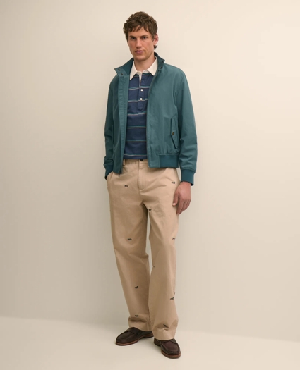 Cotton Mallard Motif Heritage Chinos, image 1