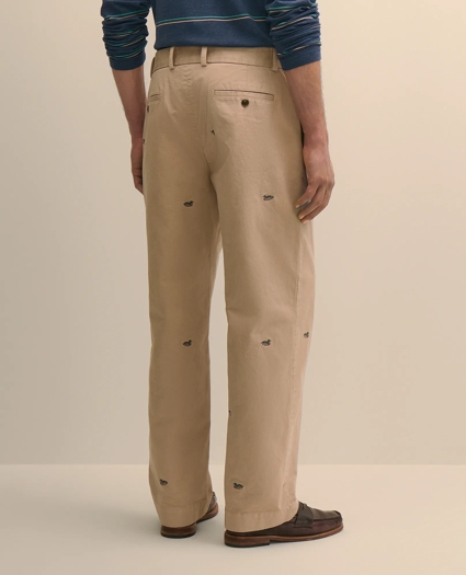 Cotton Mallard Motif Heritage Chinos, image 3