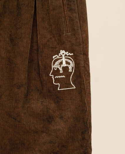 Brooks Brothers x Brain Dead Cotton Corduroy Embroidered Emblem Suit Pants, image 2