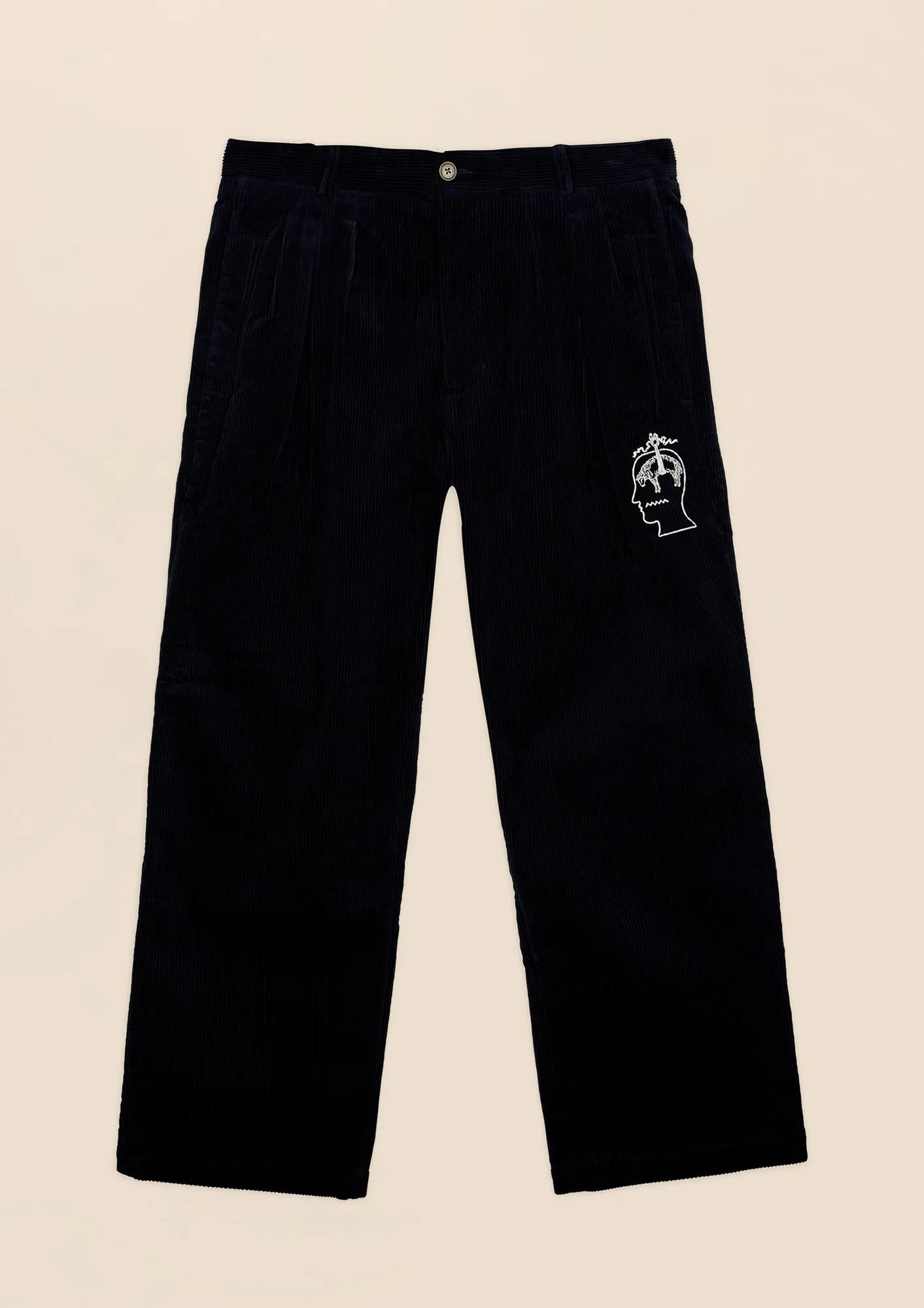 Brooks Brothers x Brain Dead Cotton Corduroy Embroidered Emblem Suit Pants, image 1