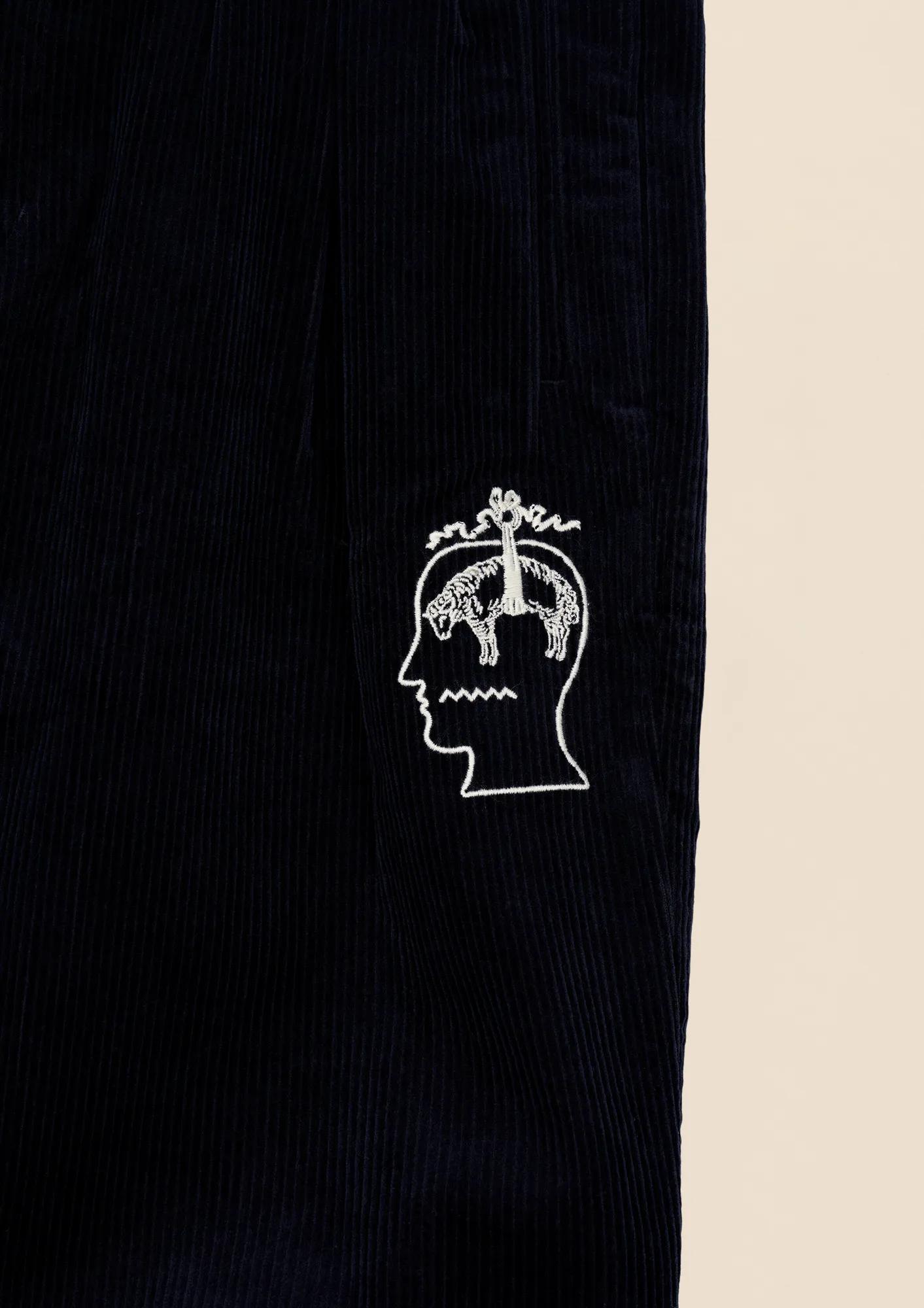 Brooks Brothers x Brain Dead Cotton Corduroy Embroidered Emblem Suit Pants, image 2