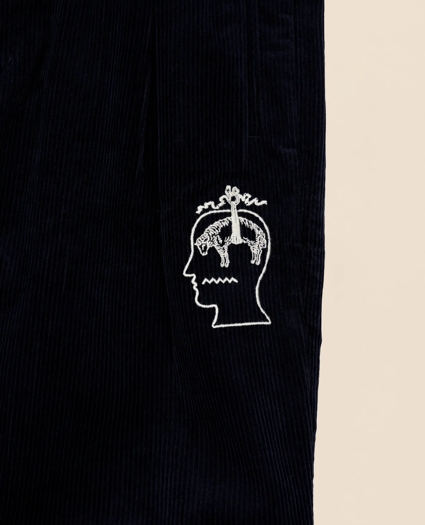 Brooks Brothers x Brain Dead Cotton Corduroy Embroidered Emblem Suit Pants, image 2