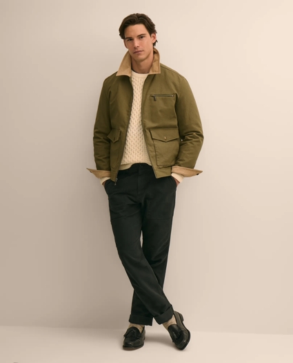 Stretch Cotton Military Utility Pants, image 1