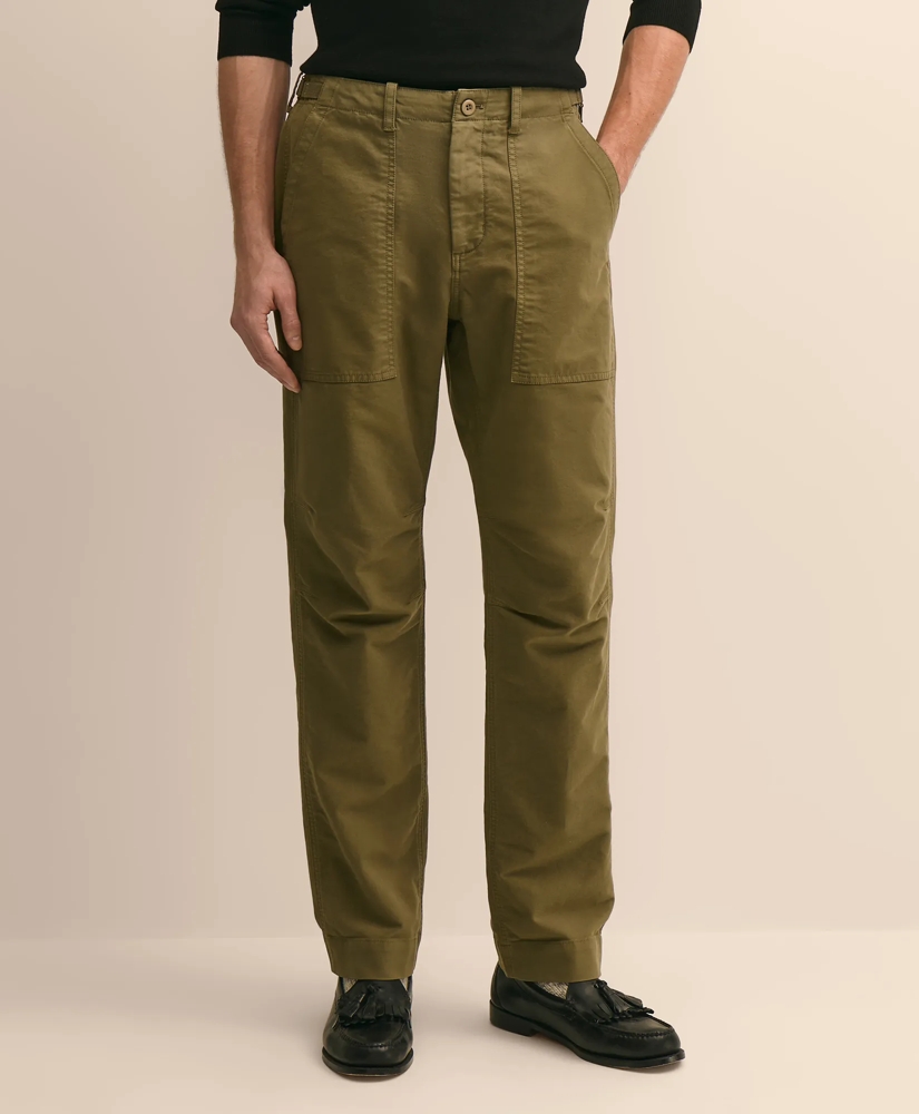 Stretch Cotton Military Utility Pants, image 2