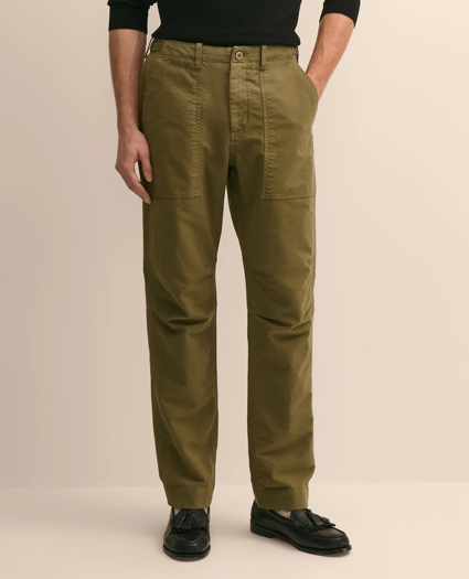 Stretch Cotton Military Utility Pants, image 2