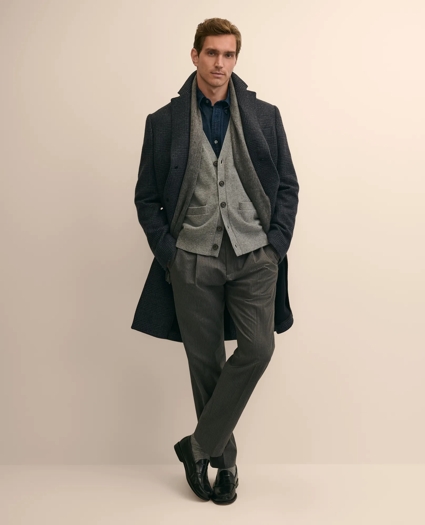 Cotton Blend Pinstripe Pants, image 1