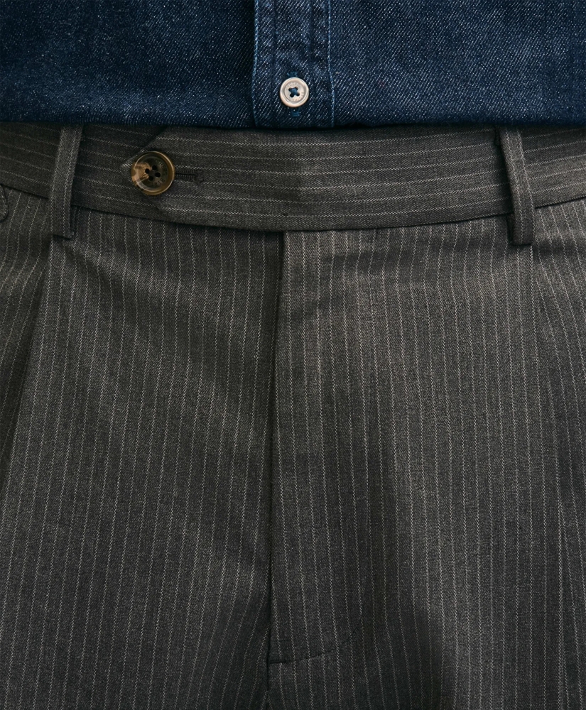 Cotton Blend Pinstripe Pants, image 5