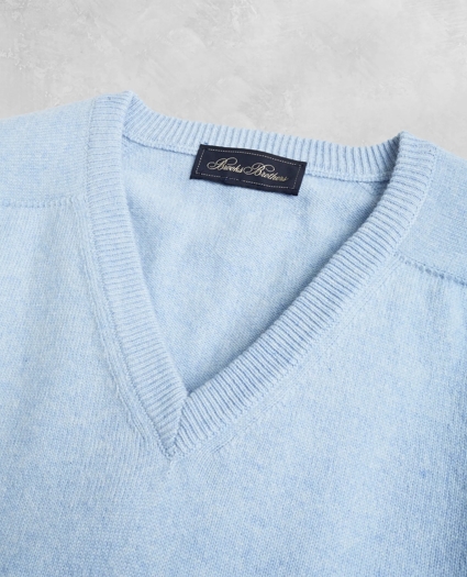 Golden Fleece&reg; 3-D Knit Cashmere V-Neck Sweater, image 2