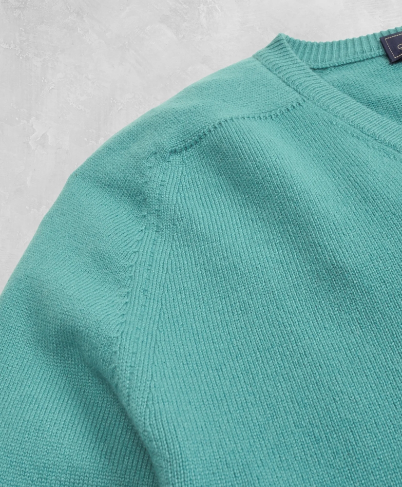 Golden Fleece&reg; 3-D Knit Cashmere V-Neck Sweater, image 3