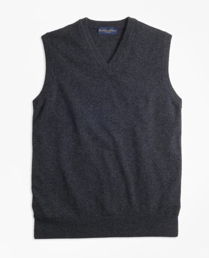 V-Neck Cashmere Sweater Vest, image 1