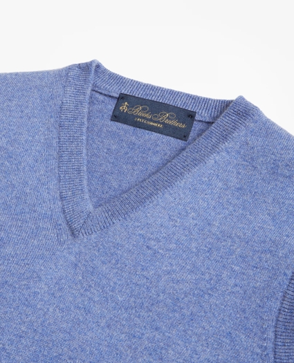 V-Neck Cashmere Sweater Vest, image 2