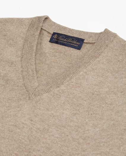 V-Neck Cashmere Sweater, image 2