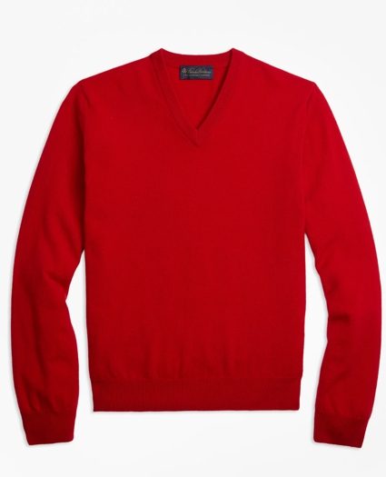 V-Neck Cashmere Sweater, image 1