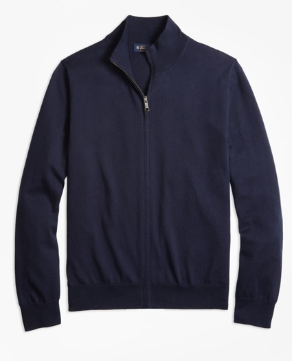 Supima® Cotton Full-Zip Cardigan, image 1