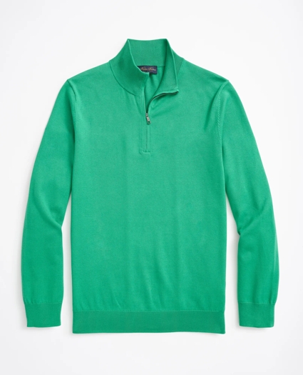 Supima® Cotton Half-Zip Sweater, image 1