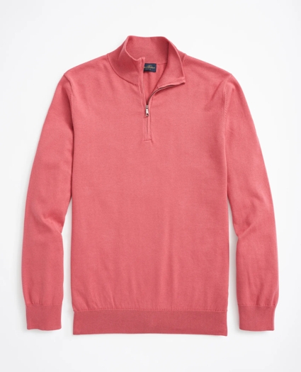 Supima® Cotton Half-Zip Sweater, image 1