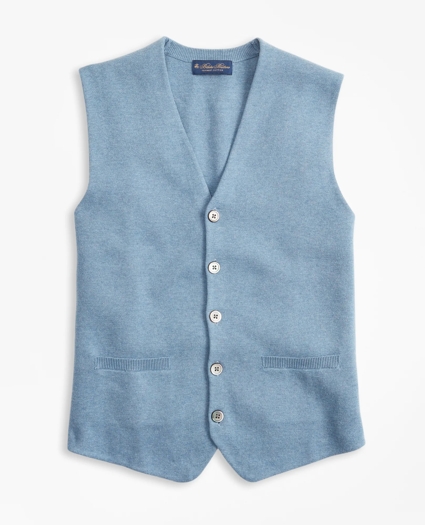 Supima® Cotton Sweater Waistcoat, image 1