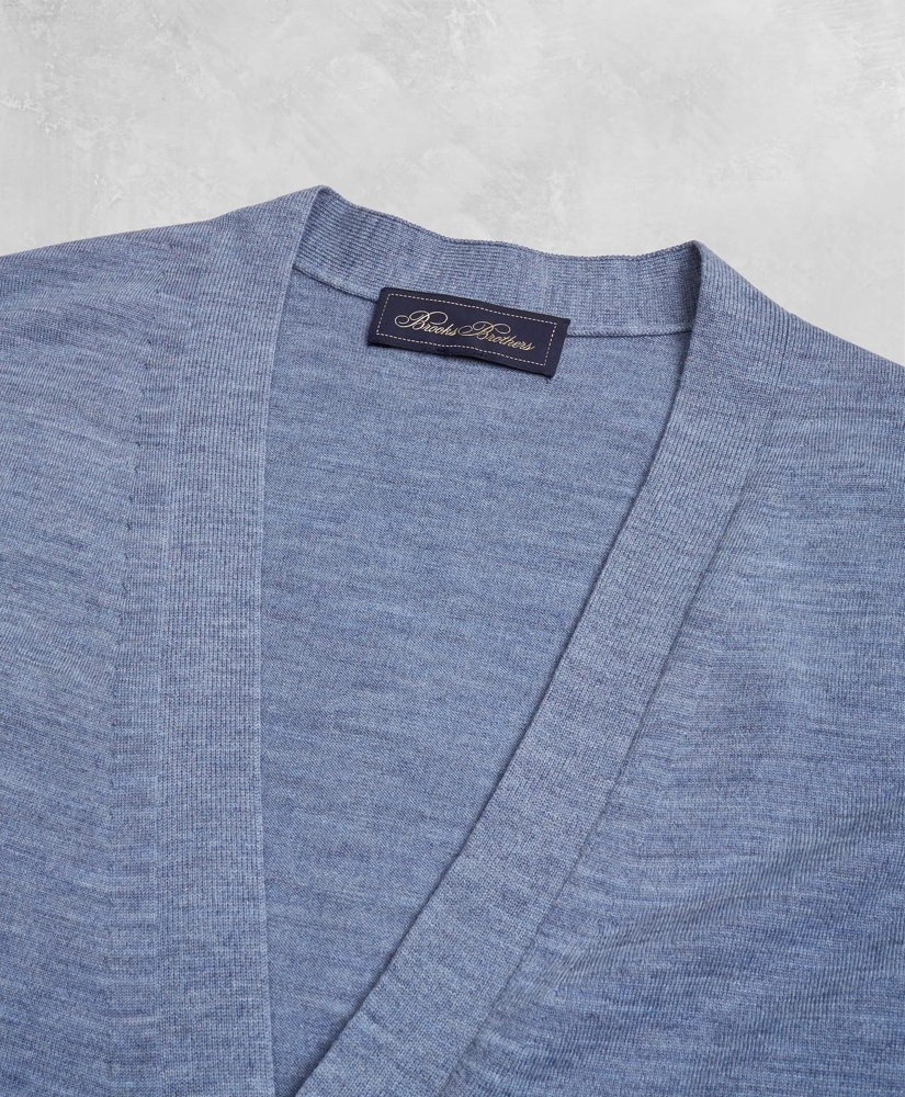 Golden Fleece&reg; 3-D Knit Fine-Gauge Merino Button-Front Vest, image 2