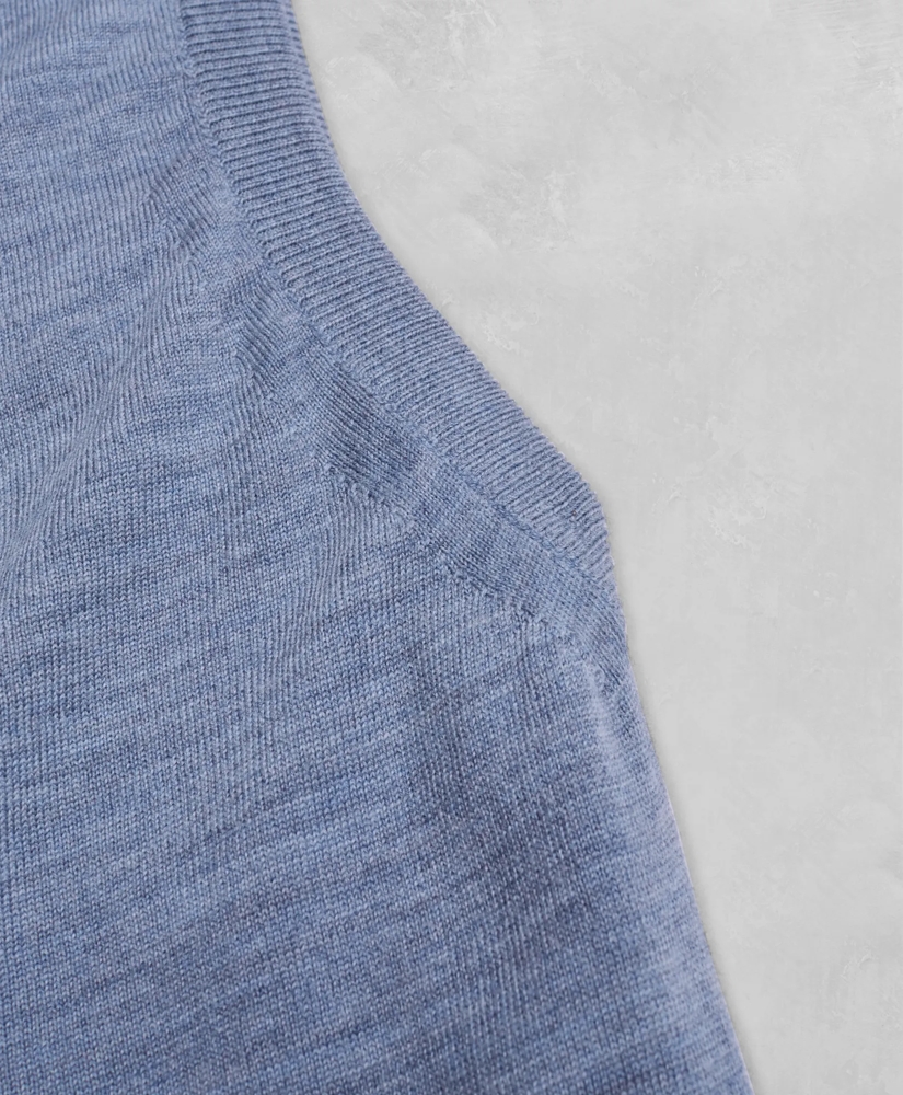 Golden Fleece&reg; 3-D Knit Fine-Gauge Merino Button-Front Vest, image 4