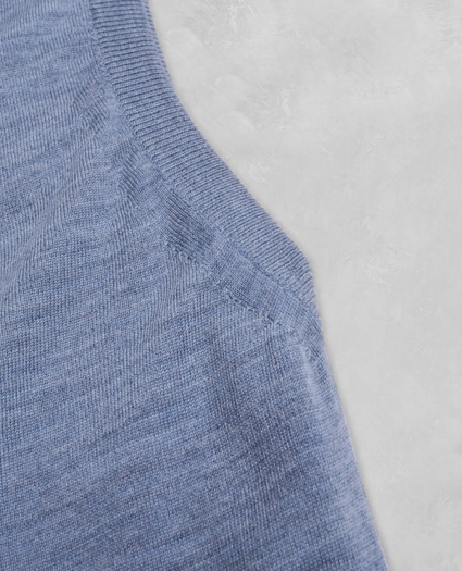 Golden Fleece&reg; 3-D Knit Fine-Gauge Merino Button-Front Vest, image 4