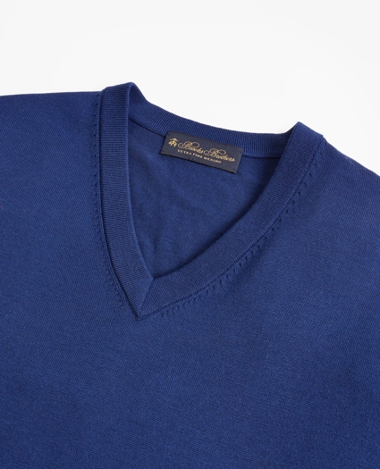 Brooks Brothers Tech Merino Wool V-Neck Sweater, image 2