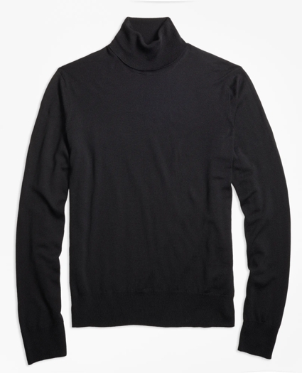 Brooks Brothers Tech Merino Wool Turtleneck Sweater, image 1