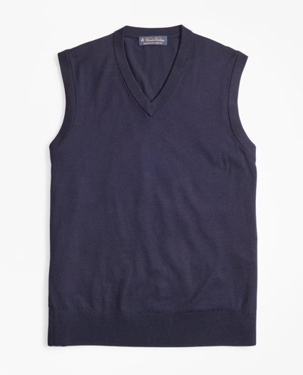 Brooks Brothers Tech Merino Wool Vest, image 1