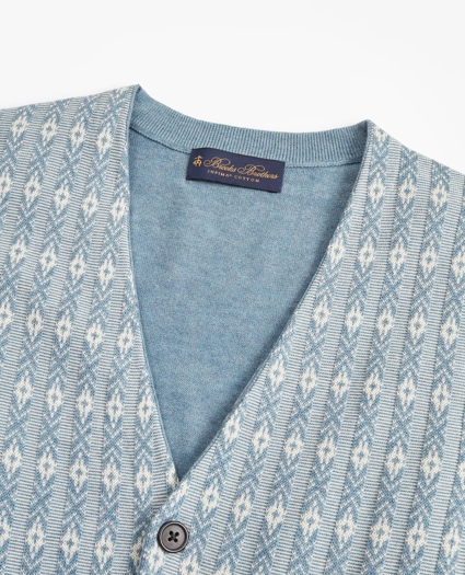 Supima&reg; Cotton Jacquard Waist Coat, image 2