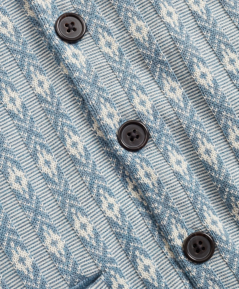 Supima&reg; Cotton Jacquard Waist Coat, image 3