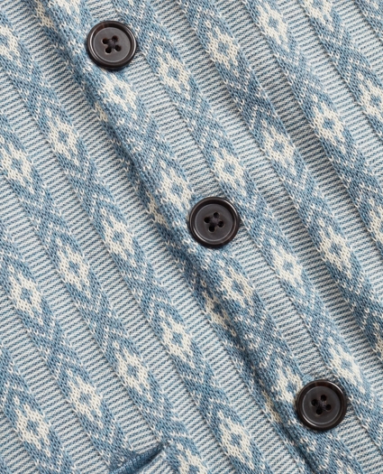 Supima&reg; Cotton Jacquard Waist Coat, image 3