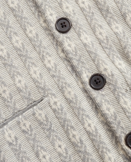 Supima® Cotton Jacquard Waist Coat, image 3