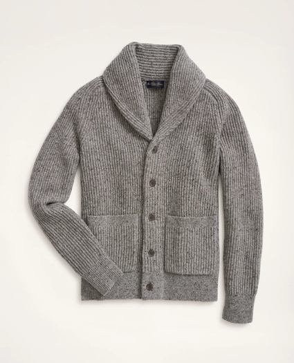 Merino Shawl Collar Cardigan, image 1