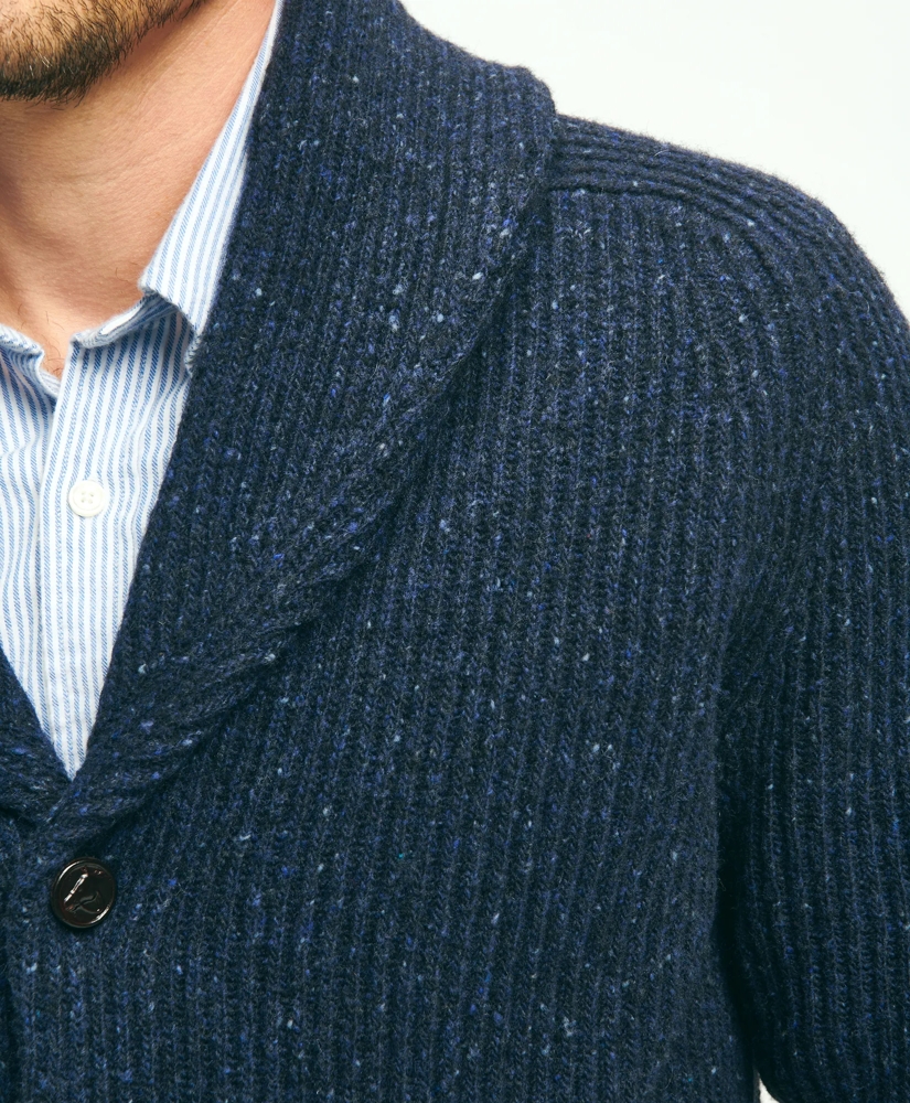 Merino Shawl Collar Cardigan, image 4