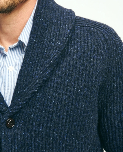 Merino Shawl Collar Cardigan, image 4