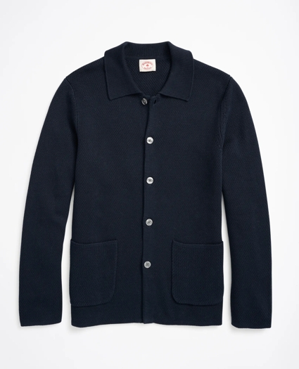 Button-Front Collared Cardigan, image 1