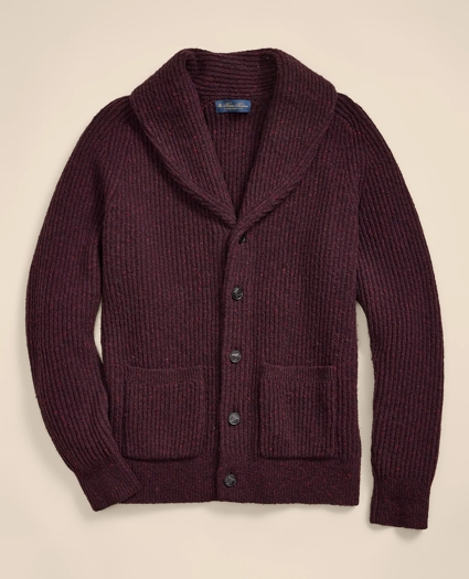 Merino Shawl Collar Cardigan, image 2