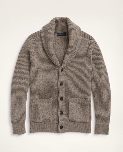 Merino Shawl Collar Cardigan, image 1