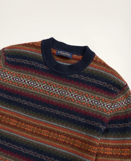 Fair Isle Lambswool Crewneck Sweater, image 2