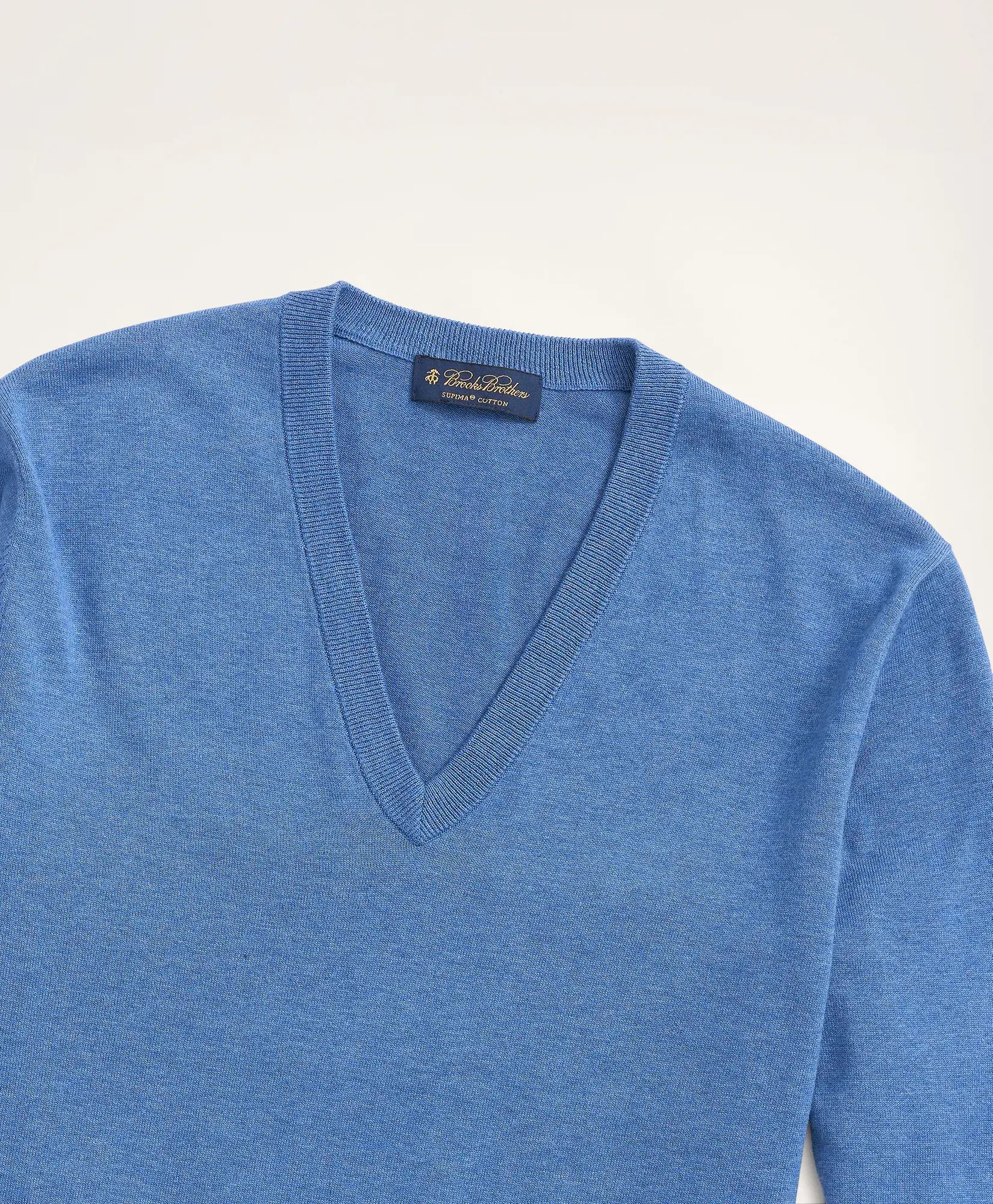Supima® Cotton V-Neck Sweater