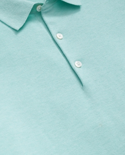 Supima® Cotton Short-Sleeve Polo Sweater, image 2