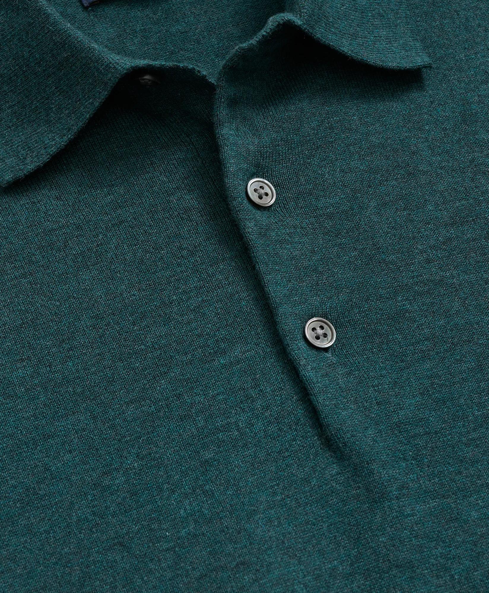 Supima® Cotton Short-Sleeve Polo Sweater, image 2