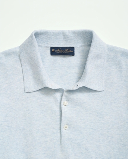 Supima® Cotton Short-Sleeve Polo Sweater, image 2