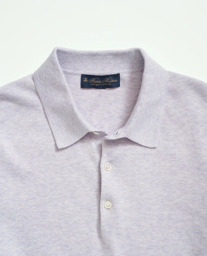 Supima® Cotton Short-Sleeve Polo Sweater, image 2